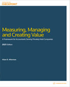 测量，管理和创造价值：会计师框架私人持有公司